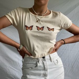 Butterfly tee